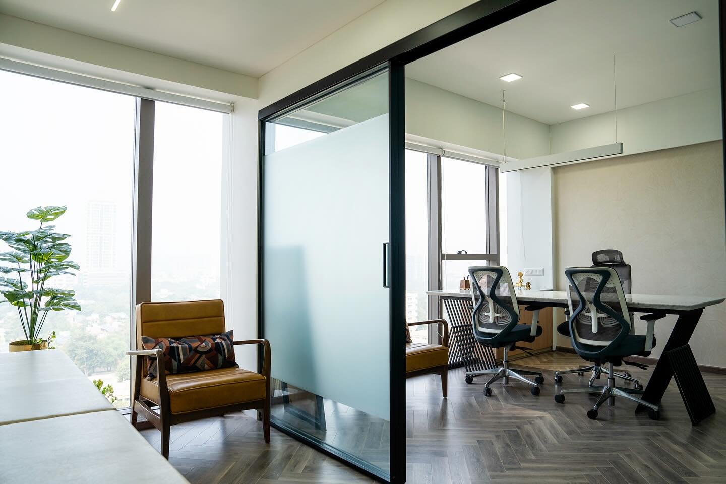Consultation cabin with natural light at Derma Wellness & Aesthetic Clinic