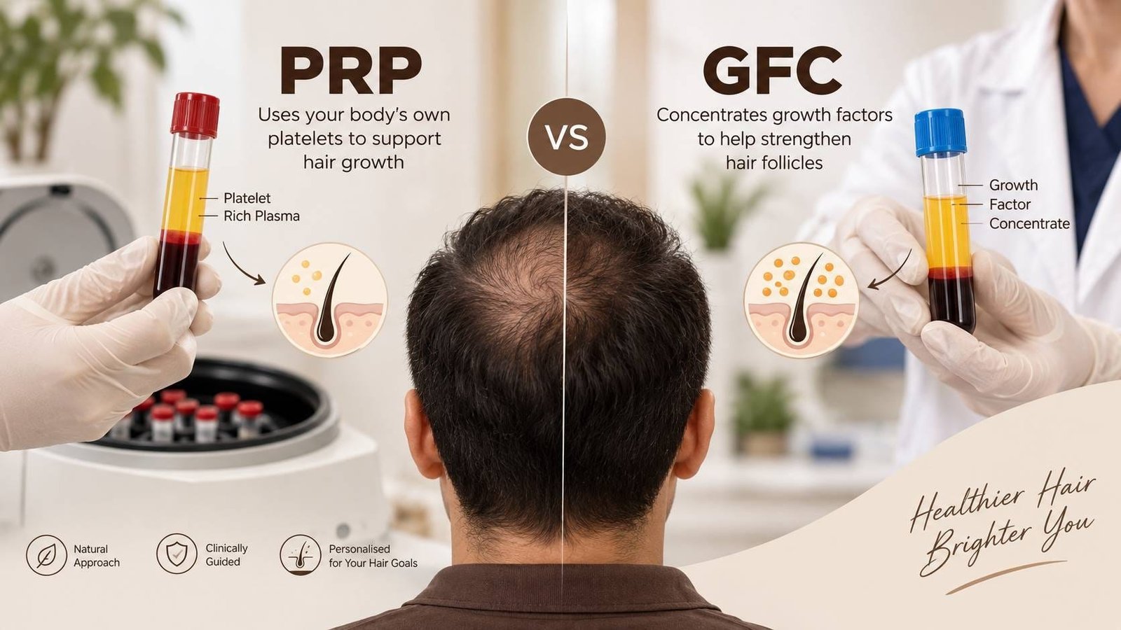 GFC vs PRP for Hair Loss: Which Is Better for You?