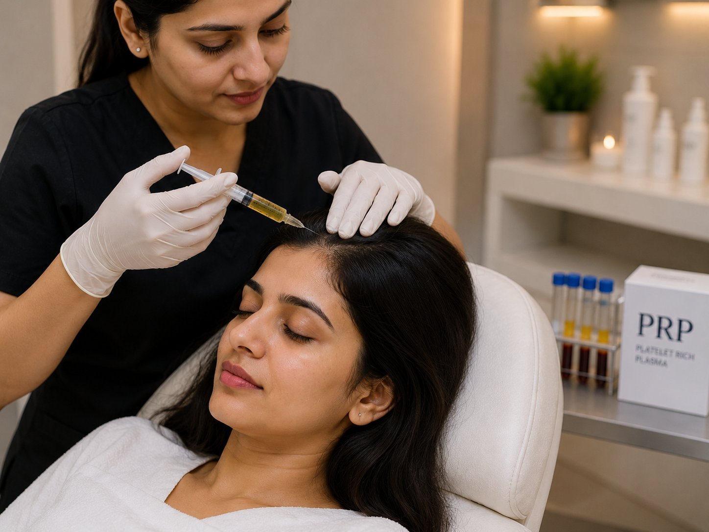 PRP hair treatment